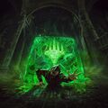 Adventures in the Forgotten Realms key art featuring a Gelatinous Cube by Anna Podedworna.