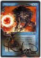 An altered card featuring Sol Ring and Force of Will.