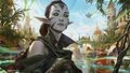 Nissa can see the flows of Kaladesh's aether.