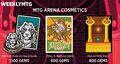 Pixel sleeves available on MTG Arena.
