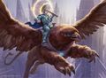 Azorius Skyguard, from Ravnica (Azorius Senate).