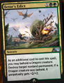 Territorial Strike was previewed as "Betor's Edict".[12]