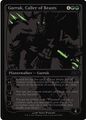 Black on black Garruk by Steve Prescott