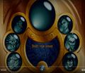 The character selection screen, featuring Jared Carthalion, Tevesh Szat, Sandruu, Kristina, Leshrac and Dihada.