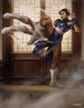 Chun-Li, Countless Kicks art