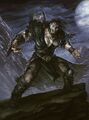 Garruk under the sway of the Veil's Curse.