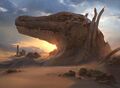 As seen in the desert