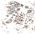 Domains and Orvada Empire, interpreted map