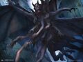 A Nightmare Demon aligned with House Dimir. Art by Vincent Proce.