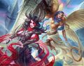 Drana and Linvala art