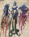 Early concepts of the three Eldrazi titans by Aleksi Briclot.