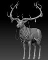 Oko in elk form model for the Outlaws of Thunder Junction trailer.