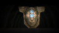 Elspeth's funerary mask, featuring Godsend's gems.