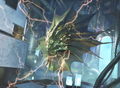 The Firemind Vessel, a brass model of Niv-Mizzet's head, used during his resurrection.