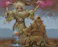 Forsaken Wastes was one of Walker's first card artworks.