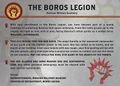 Boros Legion guild acceptance letter