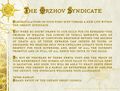 Orzhov Syndicate guild acceptance letter