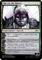 Oversized Magic 2015 challenge card, Garruk the Slayer