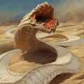 A Sandwurm from Amonkhet.