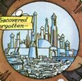 A vision of Halcyon from the Antiquities War comic