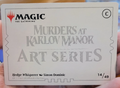 Back face of Hedge Whisperer's art card with the Murders at Karlov Manor puzzle elements.