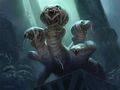 A Snake Hydra embalmed (Zombie) from Amonkhet.