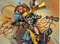 An Izzet goblin. Art by Matt Cavotta.