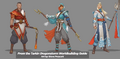 Jeskai concepts by Steve Prescott.