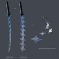 Mechanics of Kaito's sword.