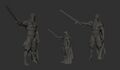 3D models of Kaldheimr warriors.