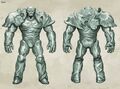 Karn’s form on Mirrodin (and beyond) - concept design by Dan Scott.