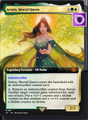 Arwen, Mortal Queen with an indestructible counter as displayed in Magic Online.