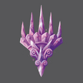 The Lost Caverns of Ixalan "Crystal" symbol variant by Jeff Carpenter.