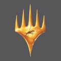 The Lost Caverns of Ixalan "Amber" symbol variant by Jeff Carpenter.