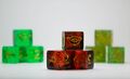 The Lord of the Rings: Tales of Middle-earth collectible dice set available at the Magic Celebration