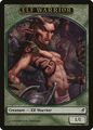 1/1 green Elf Warrior creature token produced by Nath of the Gilt-Leaf (among others)