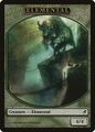 4/4 green Elemental creature token produced by Eyes of the Wisent