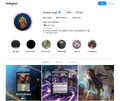Pawprints on the MTG Instagram account.