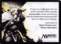 M15 card pointing to the rules for planeswalkers