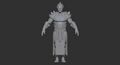 3D model of a Vulshok resistance warrior.
