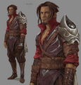 Concept art of Mishra from The Brothers' War