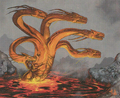 A Molten Hydra from Dominaria.
