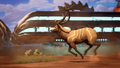 Oko in elk form.