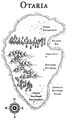 Outdated map of Otaria. Copyright © 1999 Wizards of the Coast, Inc. All Rights Reserved