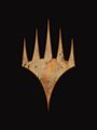 Rusted symbol for Fallout by Jeff Carpenter.