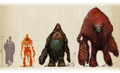 Furnace dreg, ogre menial, and slag harvester. Concept art by Richard Whitters.