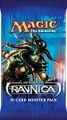 A Return to Ravnica booster pack depicting Rix Maadi Guildmage