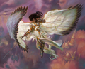 Serra Angel from Dominaria.