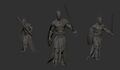 3D models of Skelle raiders.