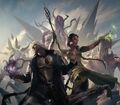 Sorin and Nissa in Key art.